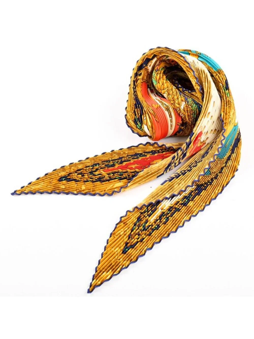 Hermes Scarf Pleats Carre - Picture 2 of 8